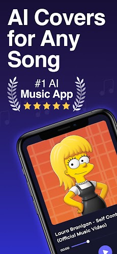 AI Cover & AI Music - Melodiaのおすすめ画像1