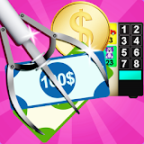 money claw and vending machine game icon