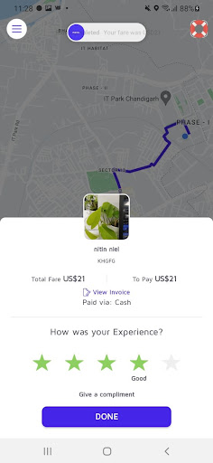Android application Novo – Cabs, Autos & Bikes screenshort