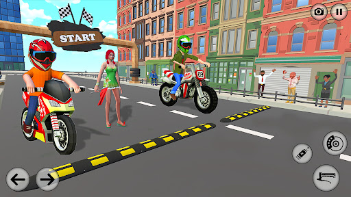Android application Bike Game 3D - Racing Game screenshort