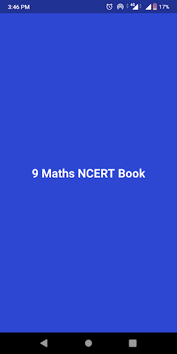 Android application 9 Maths NCERT Book screenshort