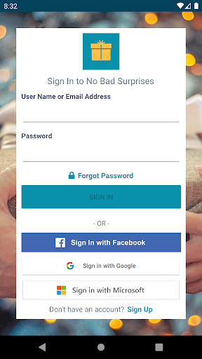 Android application No Bad Surprises screenshort