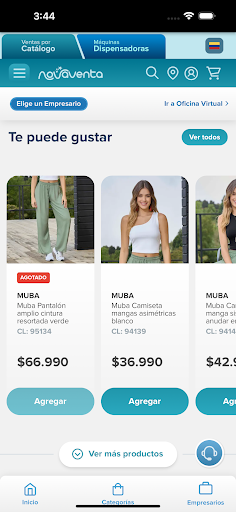 Novaventa.com Screen 3