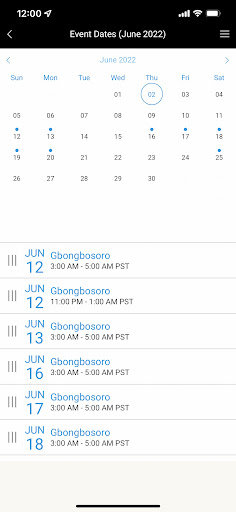 Ballanta Ticketting Screen 3