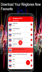 Music tones of Thailand