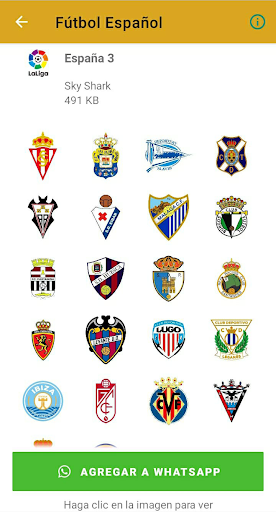Stickers de Fútbol Español Screen 3