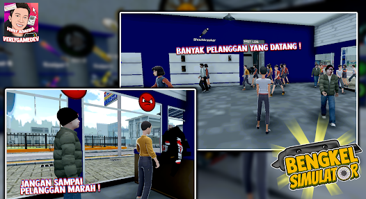 Screenshot Bengkel Simulator Indonesia APK