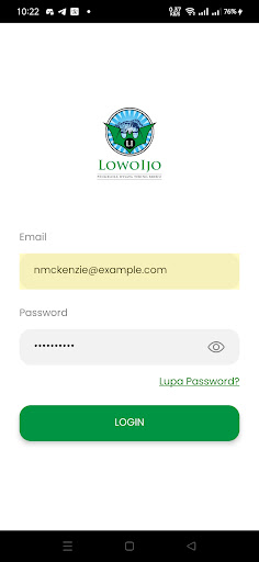 Android application Lowo Ijo screenshort