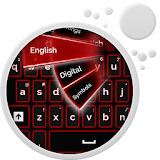 Red Neon HD Keyboard icon