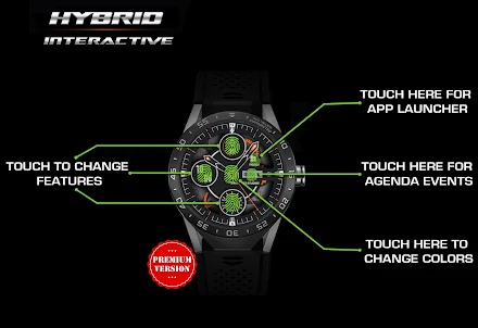 Hybrid 3D Watch Face