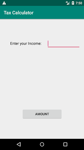 Tax Calculator Screen 2