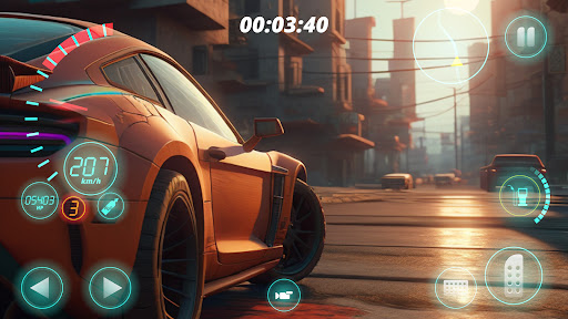 Android application Gangster Crime Car Missions 3D screenshort