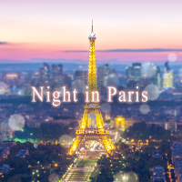 Обои и иконки Night in Paris