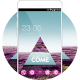 Inspire Wallpapers: Purple Lavender Flower Theme icon