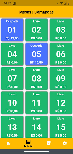 Android application Portal Lanchonetes screenshort