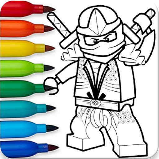 Coloring Ninja Go Book logo