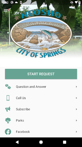 Android application Notify Neosho screenshort