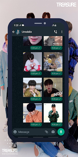 Android application Jae Hyuk Animated WASticker screenshort