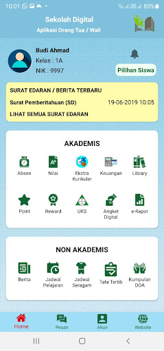 Android application Sekolah Digital - Ortu App screenshort
