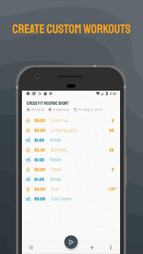 Android application Repstack screenshort