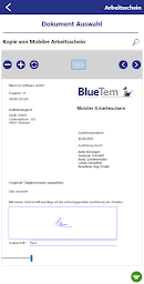 BlueTem Arbeitsscheinverwaltung