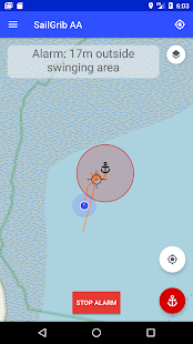 Скачать Anchor Alarm  - SailGrib AA Онлайн бесплатно на Андроид