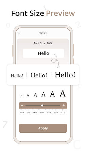 Big Font Size : Enlarge Font Screen 3