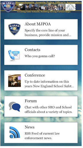 MA Juvenile Police Association Screen 2