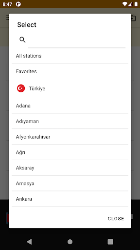 Android application Turkish TV Guide Radio Zodiac screenshort