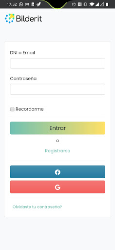 Android application Bilderit Operario screenshort