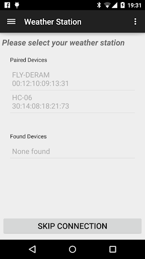 Weather Station Screen 2
