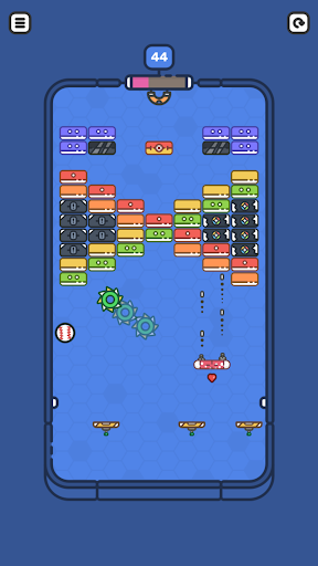 Android application Break Pile: Brick Breaker Game screenshort