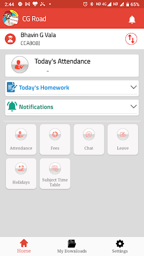 Munimji Students App Screen 2