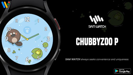 Android application SamWatch ChubbyZoo Analog P screenshort