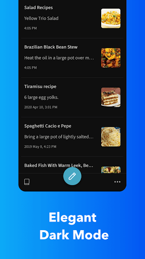 Screenshot of UpNote - notes, diary, journal