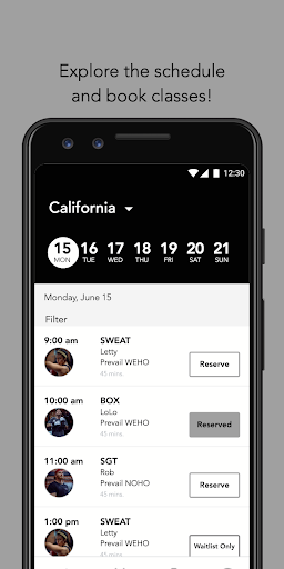 Prevail Boxing Mobile Screen 3