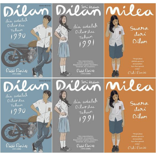 Novel Dilan Bagian 1, 2  3 Lengkap-Paket Komplit