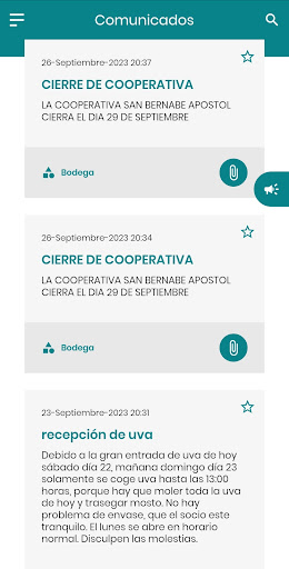 Cooperativa San Bernabé Screen 2