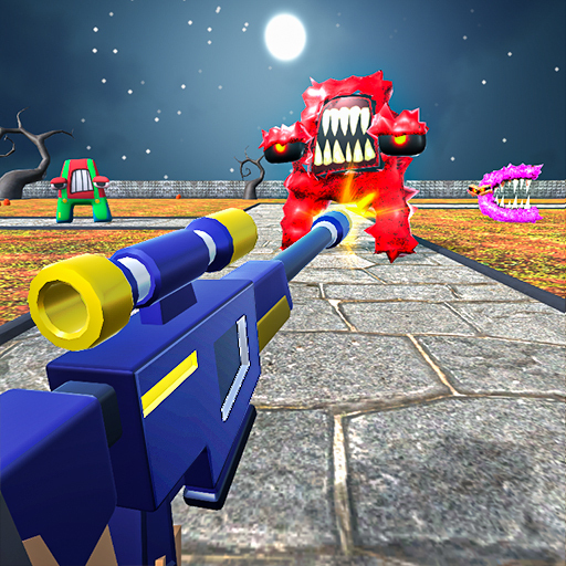 Alphabet Monster Shooting game logo