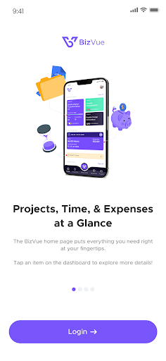 Android application BizVue screenshort