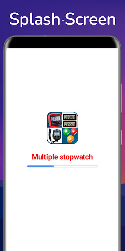 Android application Multiple StopWatch screenshort