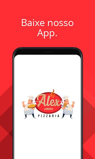 Android application Alex Lanches e Pizzas screenshort