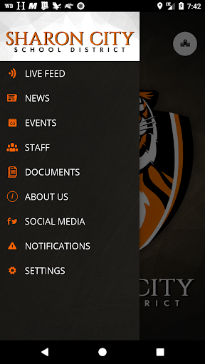Sharon City Schools District Screen 2