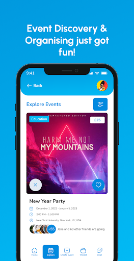 Android application Wotson Events screenshort