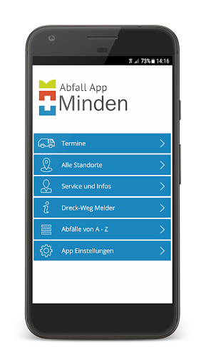 Android application Abfall App Minden screenshort