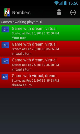 Nombers Screen 2