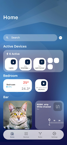 Android application Chameleon Smart Home screenshort