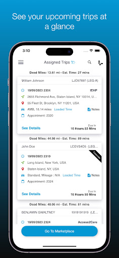 America West Medical Transport Screen 3