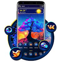 Abstract Sunrise Launcher Theme