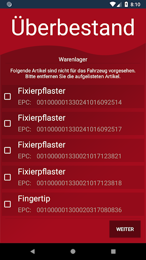 SMARTCHECK Screen 3